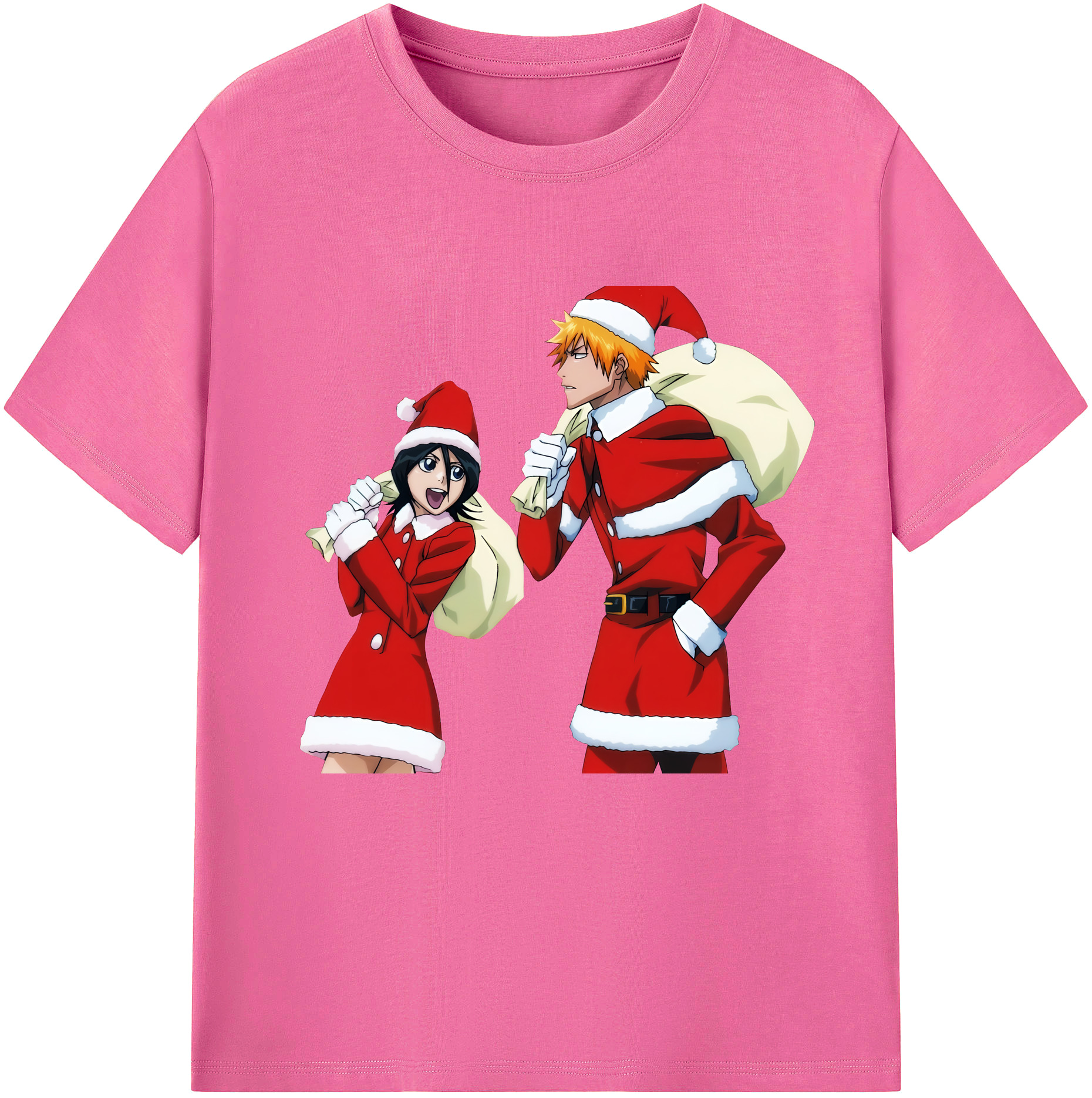 （画像用） ブリーチ 朽木ルキア BLEACH Kuchiki Rukia レディースカジュアルプリントTシャツ（綿100％）
